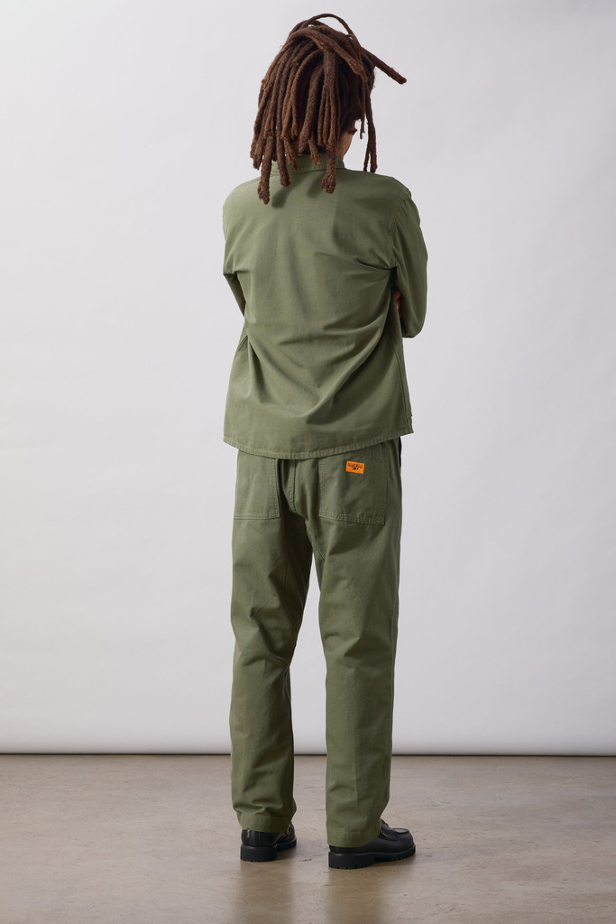 Service Works Classic Chore Shirt Olive – vista 4