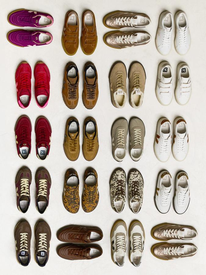 Veja Zapatillas Panenka Leather Pierre Wild Country puestas
