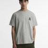 Barbour Trussford Bicycle Oversized Grey Marl – modelo de frente