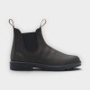 Blundstone botas Chelsea dark brown waxed suede #2610 – vista lateral
