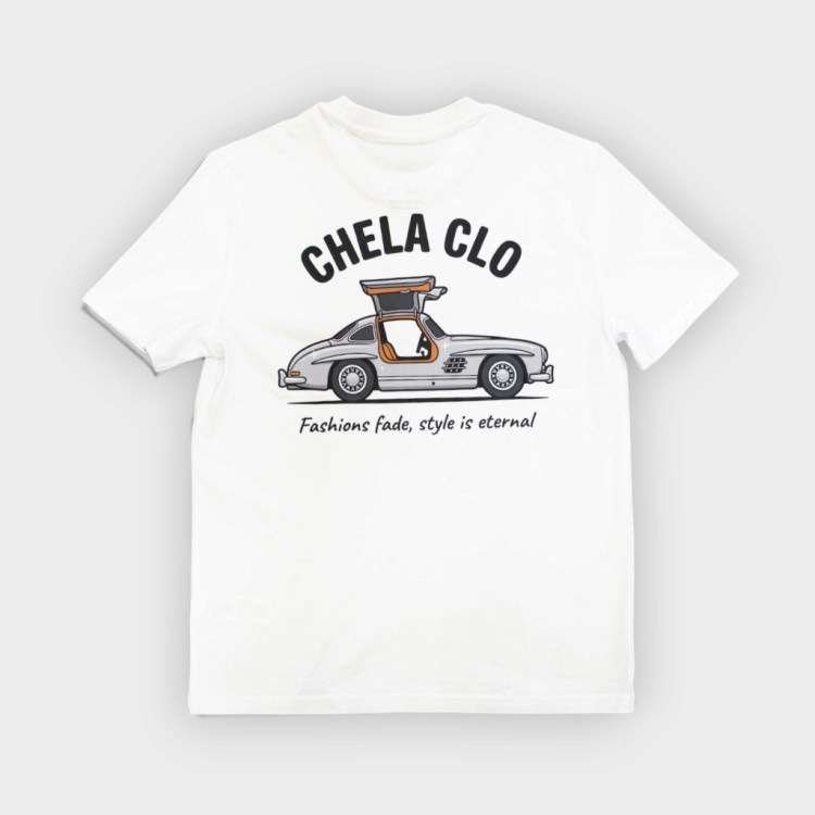 Chela Clo – Camiseta Style is Eternal Regular Fit White