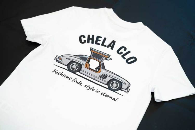 Chela Clo Style is Eternal regular fit – detalle del gráfico