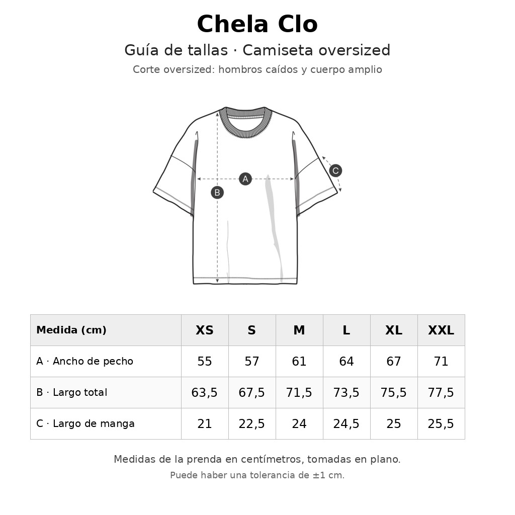 Guía de tallas