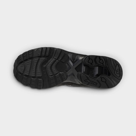 Mizuno Zapatillas Wave MG4 LS Blackened Pearl Black – vista de la suela