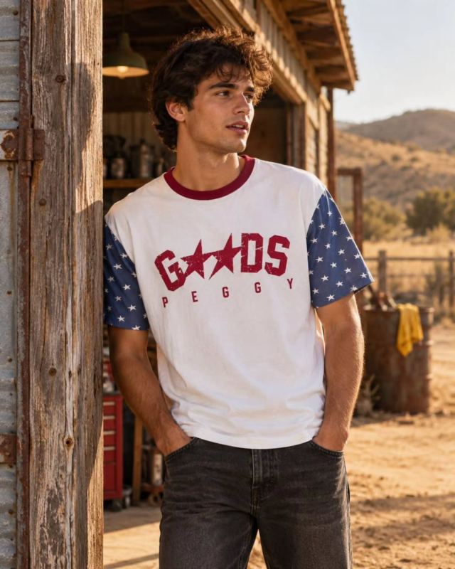 Actitud varsity, alma vintage. ★ La Cheerleader Tee de TwoJeys x Peggy…